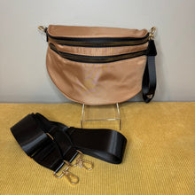 Load image into Gallery viewer, The Roni Nylon Crossbody - Bronze + Black