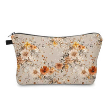 Load image into Gallery viewer, Pouch - Floral Tan Orange