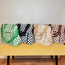 Load image into Gallery viewer, Caitlin Handbag - Corduroy Checker