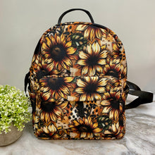 Load image into Gallery viewer, Mini Backpack - Sunflower Dots