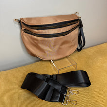 Load image into Gallery viewer, The Roni Nylon Crossbody - Bronze + Black