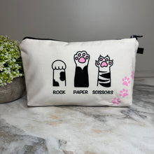 Load image into Gallery viewer, Pouch - Cat, Rock Paper Scissors