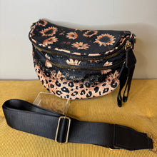 Load image into Gallery viewer, The Roni Nylon Crossbody - Bronze Sunflower Ombre Animal