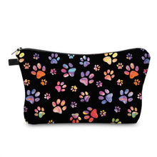 Load image into Gallery viewer, Pouch - Dog Cat, Black Rainbow Paw