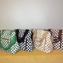 Load image into Gallery viewer, Caitlin Handbag - Corduroy Checker