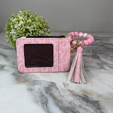 Load image into Gallery viewer, Bracelet Keychain & Card Holder Wallet - Animal Print
