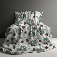 Load image into Gallery viewer, Blanket Christmas #29 - Books, Milk, & Cookies - PREORDER