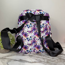 Load image into Gallery viewer, Mini Backpack - Butterfly Purple