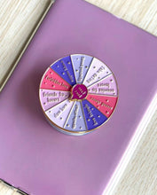 Load image into Gallery viewer, Romance Tropes Genre Color Wheel Kindle Grip | Book Lover
