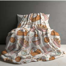 Load image into Gallery viewer, Blanket - Halloween - Fall Cake Pie Baking