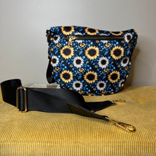 Load image into Gallery viewer, The Roni Nylon Crossbody - Blue Sunflower