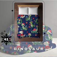 Load image into Gallery viewer, Blanket Christmas #41 - Dinosaur - PREORDER