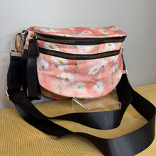 Load image into Gallery viewer, The Roni Nylon Crossbody - Pink Daisy Floral