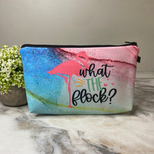 Load image into Gallery viewer, Pouch - Flamingo What The Flock