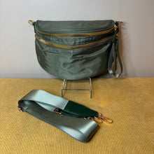 Load image into Gallery viewer, The Roni Nylon Crossbody - Solid Olive - PREORDER