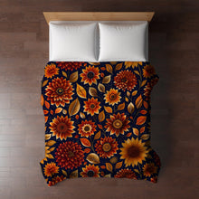 Load image into Gallery viewer, Blanket Halloween #26 - Moody Crimson Floral