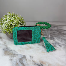 Load image into Gallery viewer, Bracelet Keychain & Card Holder Wallet - Animal Print