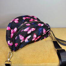 Load image into Gallery viewer, The Roni Nylon Crossbody - Butterfly Pink Galaxy