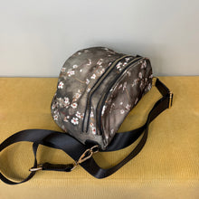 Load image into Gallery viewer, The Roni Nylon Crossbody - Grey Cherry Blossom