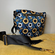 Load image into Gallery viewer, The Roni Nylon Crossbody - Blue Sunflower