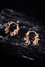 Load image into Gallery viewer, Crystal Bat Hoop Earrings
