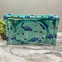 Load image into Gallery viewer, Trio Set Pouch + Clamshell - Flamingo