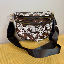 Load image into Gallery viewer, The Roni Nylon Crossbody - Brown Cow