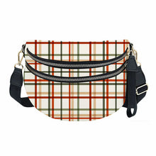 Load image into Gallery viewer, The Roni Nylon Crossbody - Cream Plaid