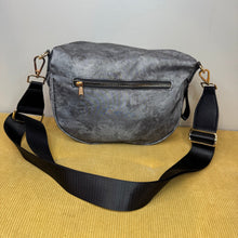 Load image into Gallery viewer, The Roni Nylon Crossbody - Medium Grey Acid Wash