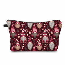 Load image into Gallery viewer, Pouch - Christmas - Gnome Maroon