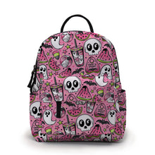 Load image into Gallery viewer, Mini Backpack - Halloween Fall - Watermelon Ghosts