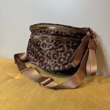 Load image into Gallery viewer, The Roni Nylon Crossbody - Animal Print Chocolate - PREORDER