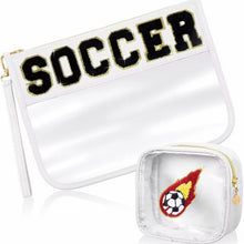 Load image into Gallery viewer, Sports Clear Zip Pouch 2 Pack - PREORDER 3/18-3/21