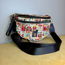 Load image into Gallery viewer, The Roni Nylon Crossbody - Highland Cow School Teacher