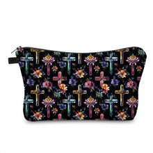 Load image into Gallery viewer, Pouch - Religious Stained Glass Watercolor Cross
