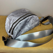 Load image into Gallery viewer, The Roni Nylon Crossbody - Grey Swirl Roses