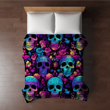Load image into Gallery viewer, Blanket Halloween #25 - Rainbow Skull - PREORDER ends 7/25