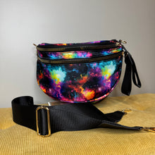 Load image into Gallery viewer, The Roni Nylon Crossbody - Pink Orange Galaxy