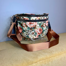 Load image into Gallery viewer, The Roni Nylon Crossbody - Floral Animal Print Bronze