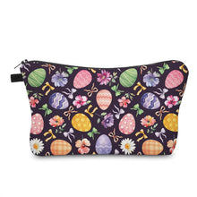 Load image into Gallery viewer, Pouch - Easter - Eggs Bows on Eggplant