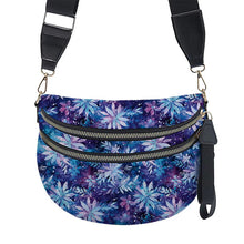Load image into Gallery viewer, The Roni Nylon Crossbody - Blue Purple Snowflake