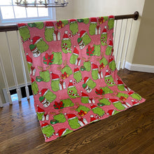 Load image into Gallery viewer, Blanket - Christmas - Frogs