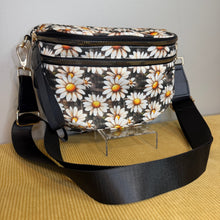 Load image into Gallery viewer, The Roni Nylon Crossbody - Floral Brown Gingham Daisy