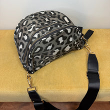Load image into Gallery viewer, The Roni Nylon Crossbody - Animal Print Grey
