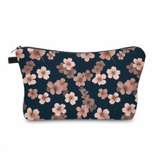 Load image into Gallery viewer, Pouch - Floral Navy Pink Cherry Blossom