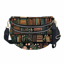 Load image into Gallery viewer, The Roni Nylon Crossbody - Book Shelf Floral Rose