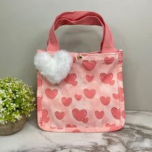 Load image into Gallery viewer, Tote Bag - Heart Light Pink