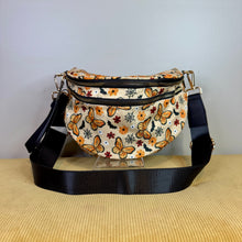 Load image into Gallery viewer, The Roni Nylon Crossbody - Halloween Fall Spiderweb Butterfly
