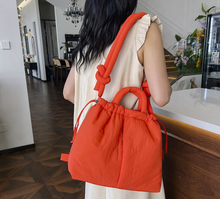 Load image into Gallery viewer, Stevie - Nylon Puff Tote & Backpack