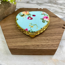 Load image into Gallery viewer, Compact Mirror - Blue Floral